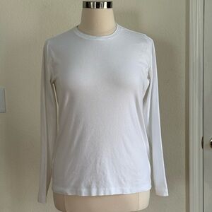 Eddie Bauer Crisp White Long Sleeve Tee